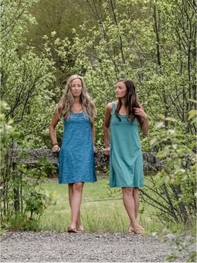 Skhoop The Original Skirt Company Blue Swirl Pattern Athletic Dress Medium
